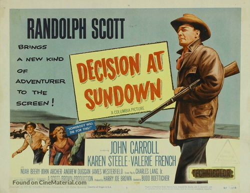 Decision at Sundown - Movie Poster