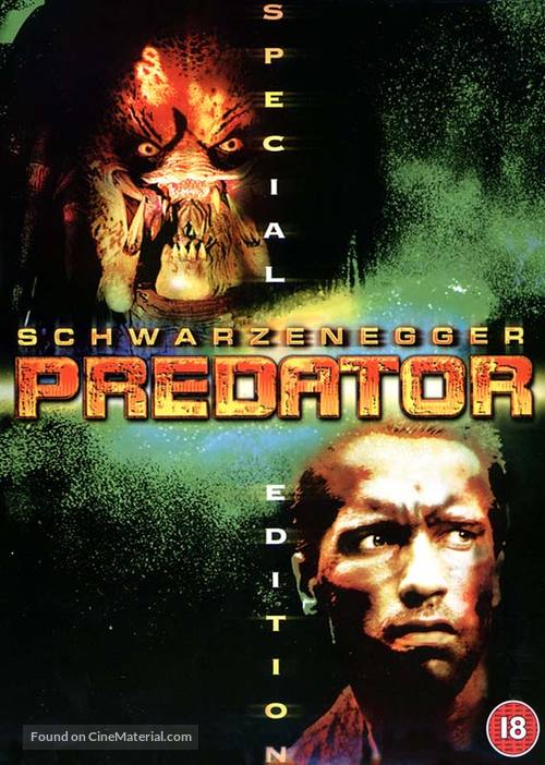 Predator - British DVD movie cover