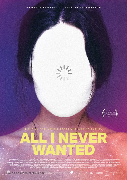 All I Never Wanted - German Movie Poster
