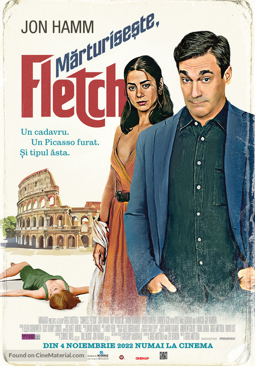 Confess, Fletch - Romanian Movie Poster