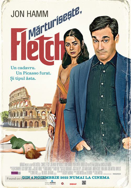 Confess, Fletch - Romanian Movie Poster