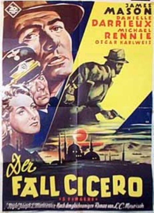 5 Fingers - German Movie Poster