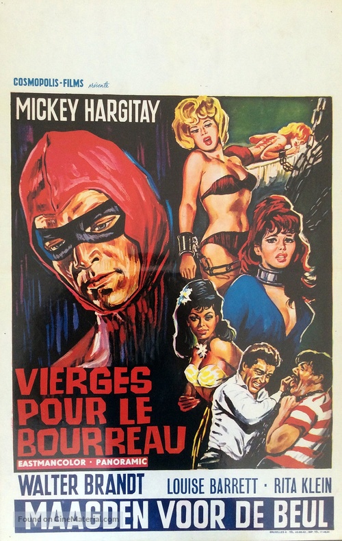 Il boia scarlatto - Belgian Movie Poster