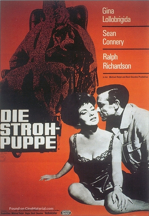 Woman of Straw - German Movie Poster