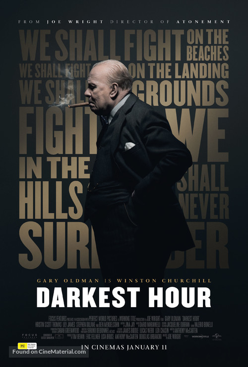 Darkest Hour - Australian Movie Poster