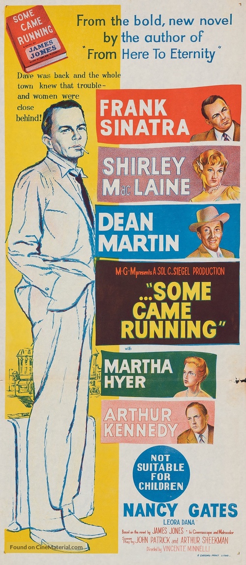 Some Came Running - Australian Movie Poster