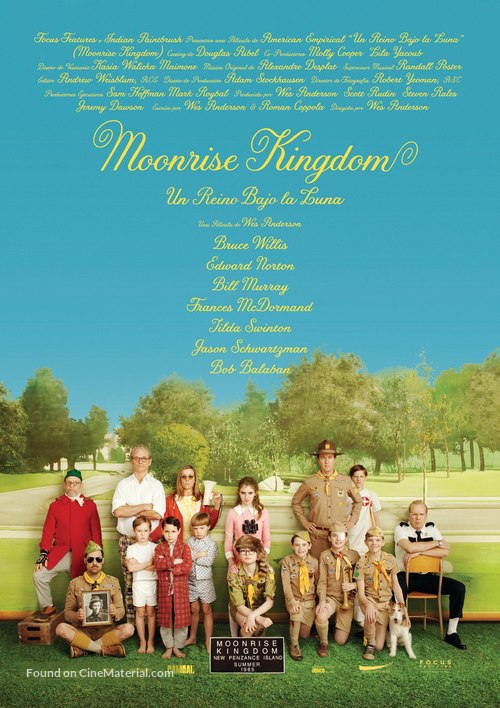 Moonrise Kingdom - Mexican Movie Poster