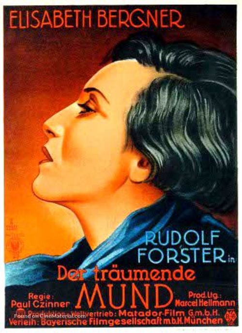 Der tr&auml;umende Mund - German Movie Poster