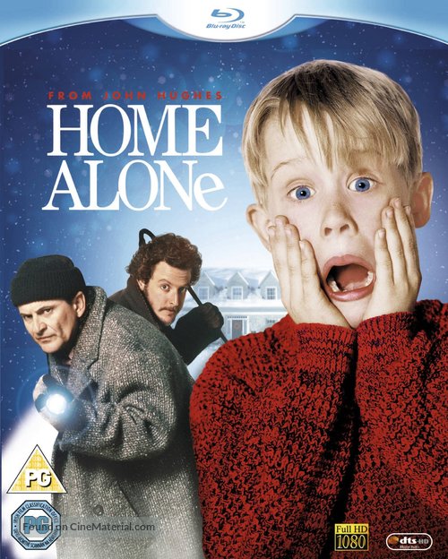 Home Alone - British Blu-Ray movie cover