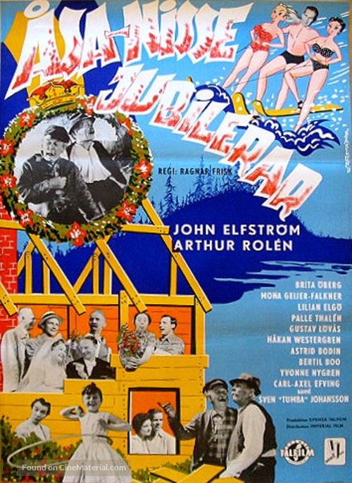 &Aring;sa-Nisse jubilerar - Swedish Movie Poster