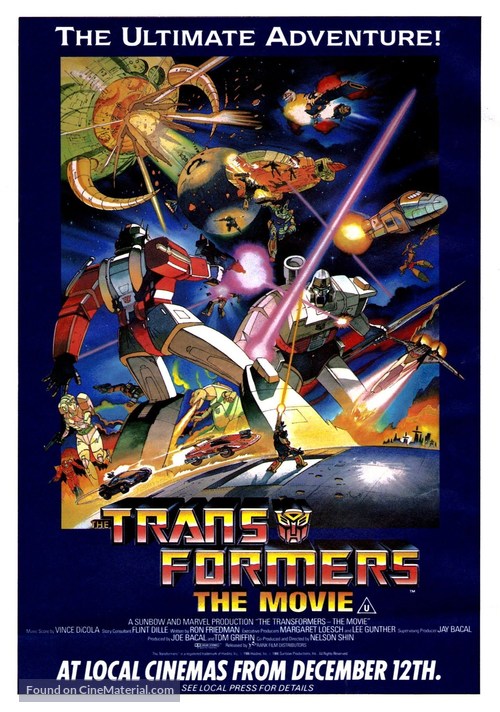 The Transformers: The Movie - British Movie Poster