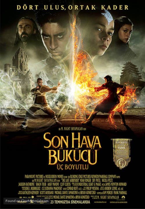 The Last Airbender - Turkish Movie Poster