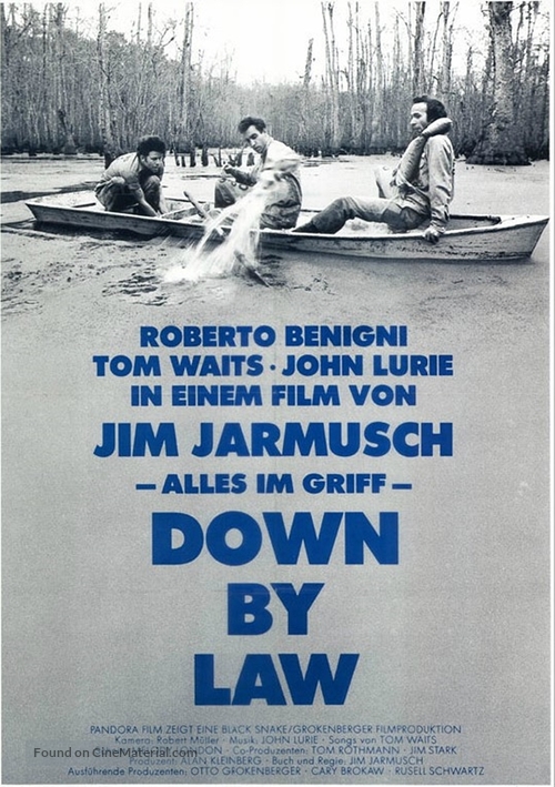 Down by Law - German Movie Poster