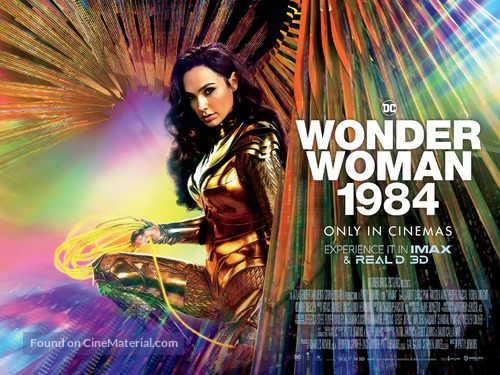 Wonder Woman 1984 - British Movie Poster