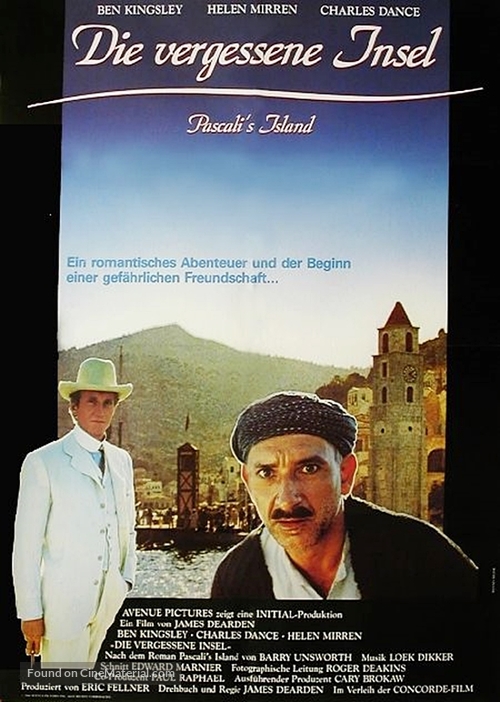Pascali&#039;s Island - German Movie Poster