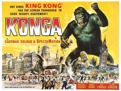 Konga - British Movie Poster