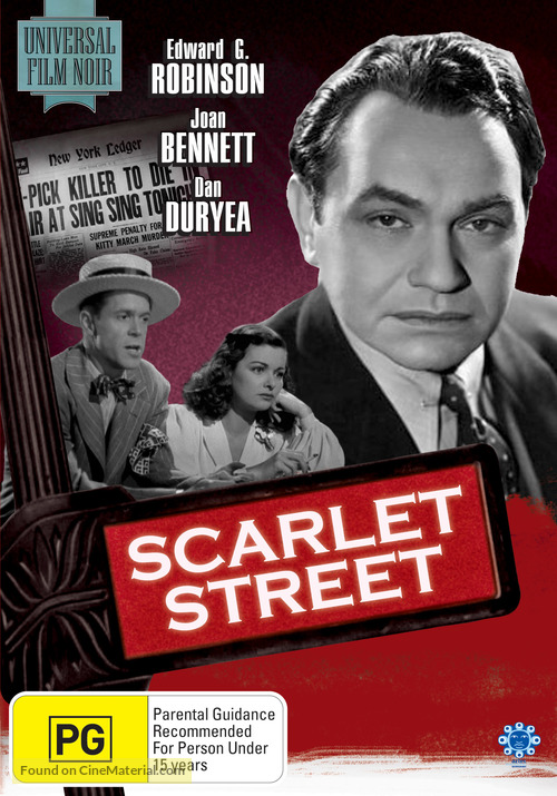 Scarlet Street - Australian DVD movie cover