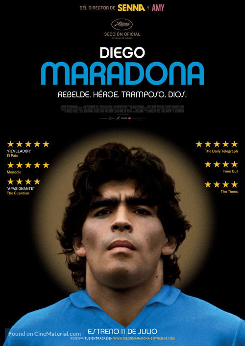 Diego Maradona - Spanish Movie Poster