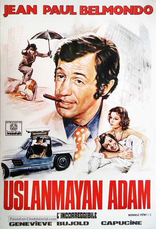 L&#039;incorrigible - Turkish Movie Poster