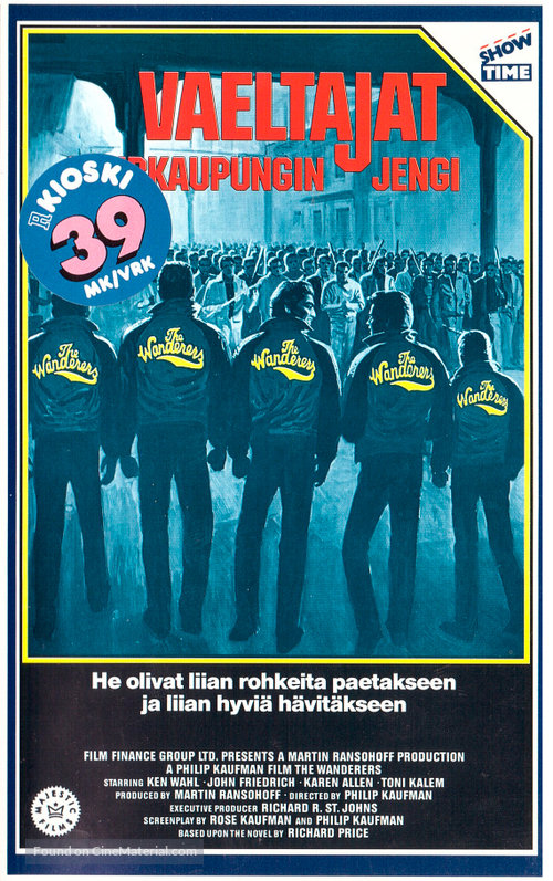 The Wanderers - Finnish VHS movie cover