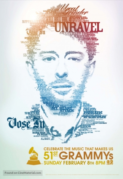 The 51st Annual Grammy Awards - Movie Poster