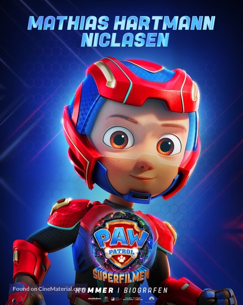 PAW Patrol: The Mighty Movie - Danish Movie Poster