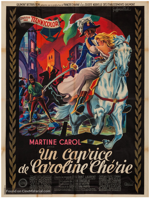 Un caprice de Caroline ch&eacute;rie - French Movie Poster