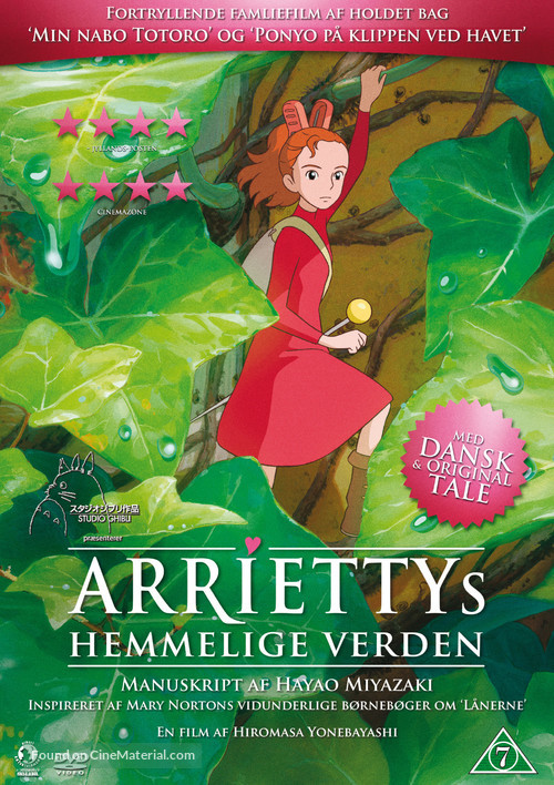 Kari-gurashi no Arietti - Danish DVD movie cover