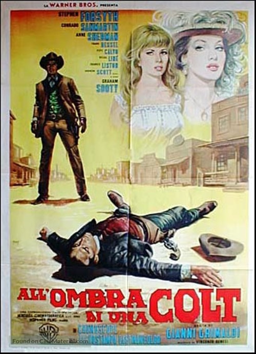 All&#039;ombra di una colt - Italian Movie Poster