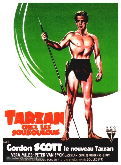 Tarzan&#039;s Hidden Jungle - French Movie Poster