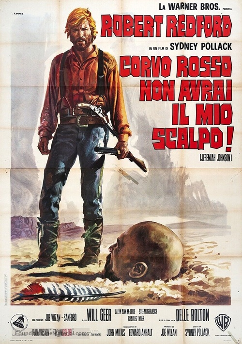 Jeremiah Johnson - Italian Movie Poster