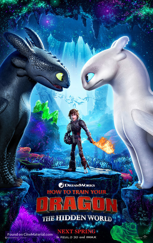 How to Train Your Dragon: The Hidden World - Teaser movie poster