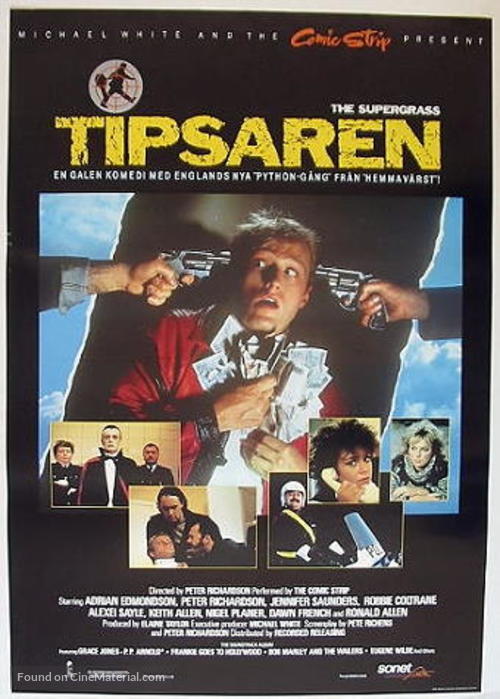The Supergrass - Swedish Movie Poster