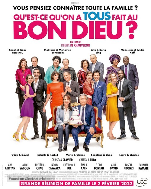 Qu&#039;est-ce qu&#039;on a tous fait au Bon Dieu? - French Movie Poster