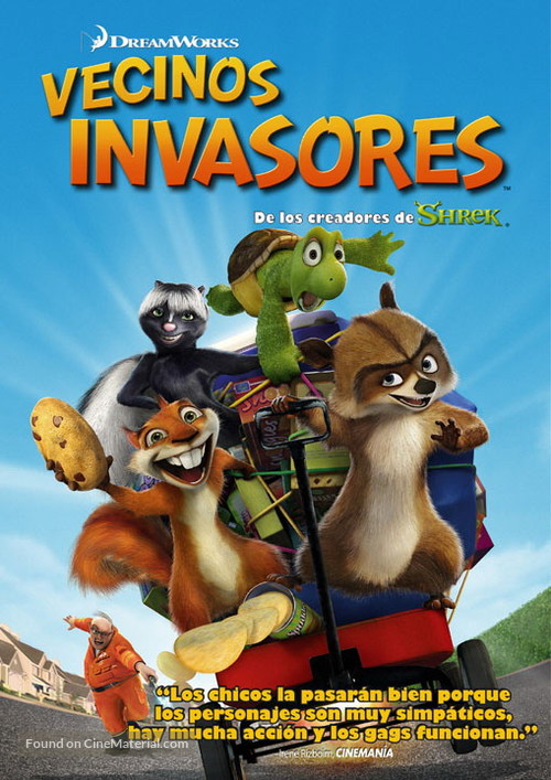 Over the Hedge - Argentinian Movie Cover