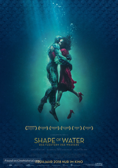 The Shape of Water - German Movie Poster