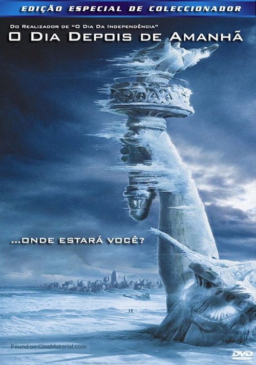 The Day After Tomorrow - Portuguese DVD movie cover