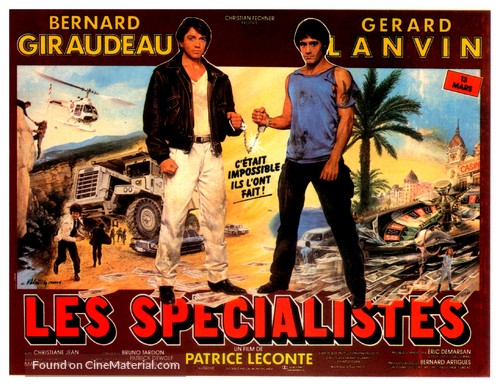 Sp&eacute;cialistes, Les - French Movie Poster