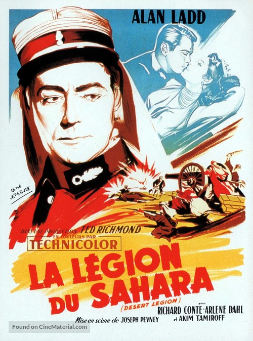 Desert Legion - French Movie Poster