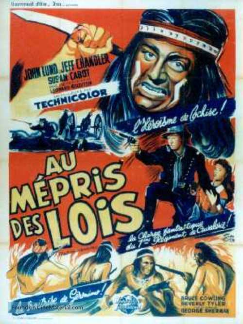 The Battle at Apache Pass - French Movie Poster