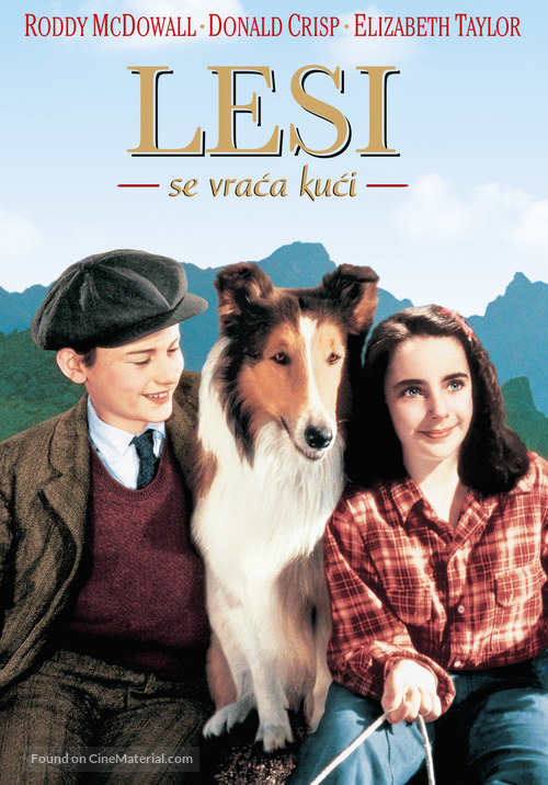 Lassie Come Home - Serbian Movie Cover