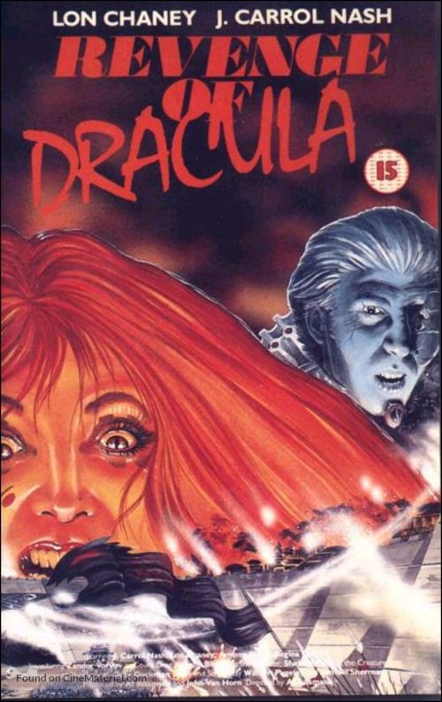 Dracula Vs. Frankenstein - British DVD movie cover
