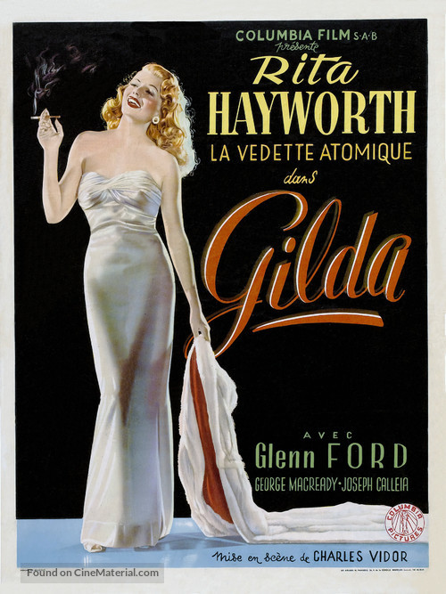 Gilda - Belgian Movie Poster