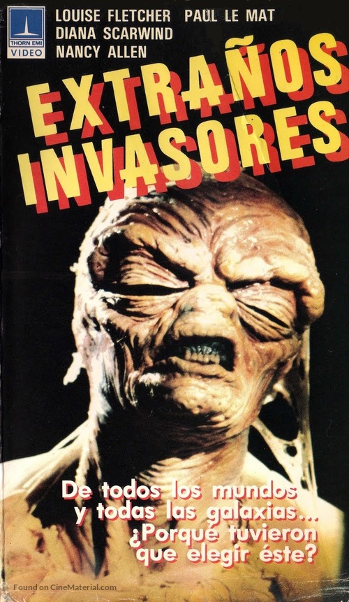 Strange Invaders - Spanish VHS movie cover