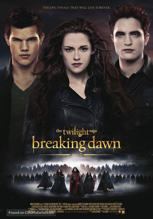 The Twilight Saga: Breaking Dawn - Part 2 - Belgian Movie Poster