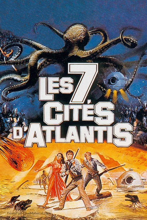 Warlords of Atlantis - Belgian Movie Poster