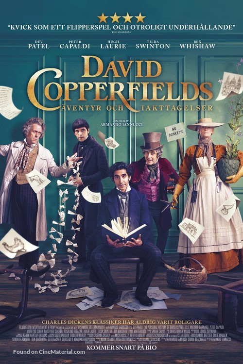 The Personal History of David Copperfield - Swedish Movie Poster