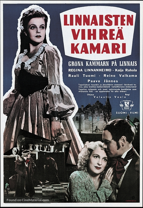 Linnaisten vihre&auml; kamari - Finnish Movie Poster