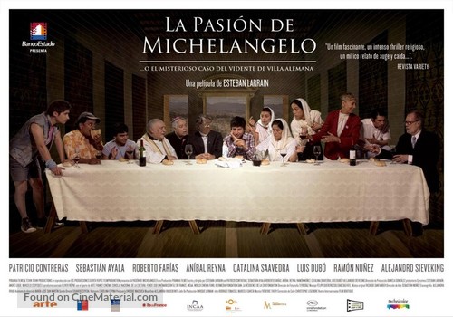 La pasi&oacute;n de Michelangelo - Chilean Movie Poster