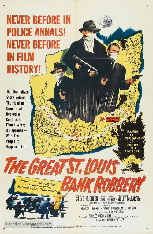 The Great St. Louis Bank Robbery - Movie Poster